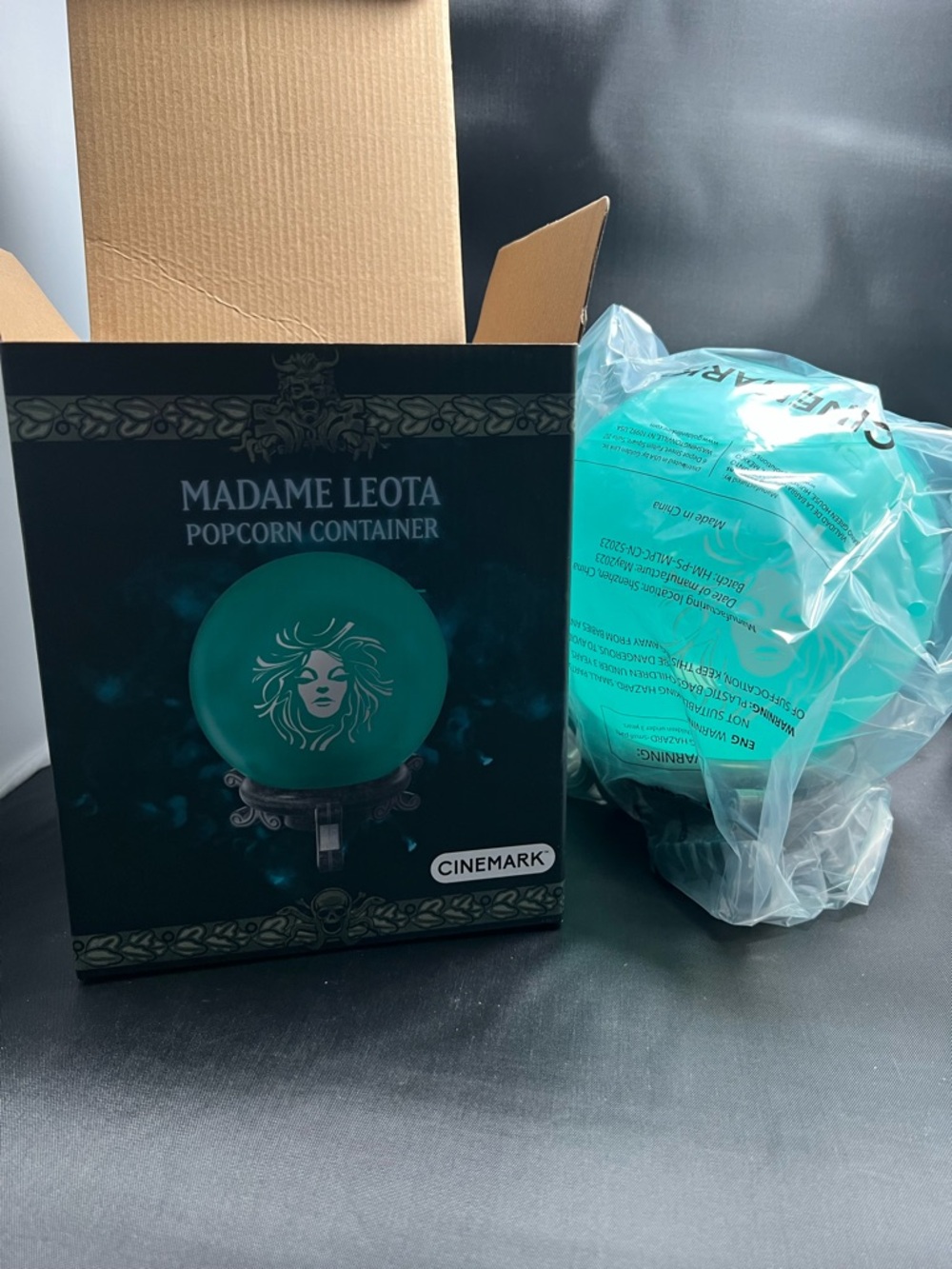 Disney Haunted Mansion Madame Leota Light-Up Popcorn Bucket Cinemark Exclusive